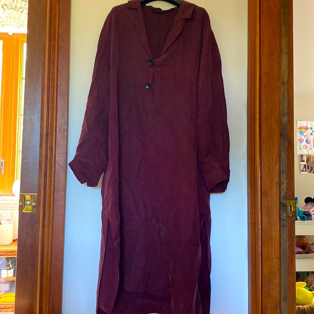 MIDI length shirt dress